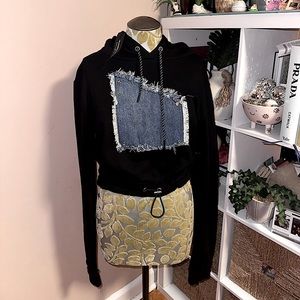 NWT Maniere De Voir Denim Hoodie